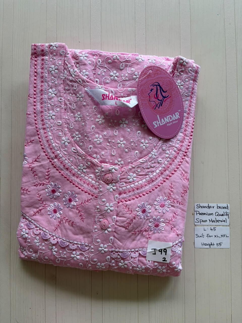 BS437 Shandar Spun nighty