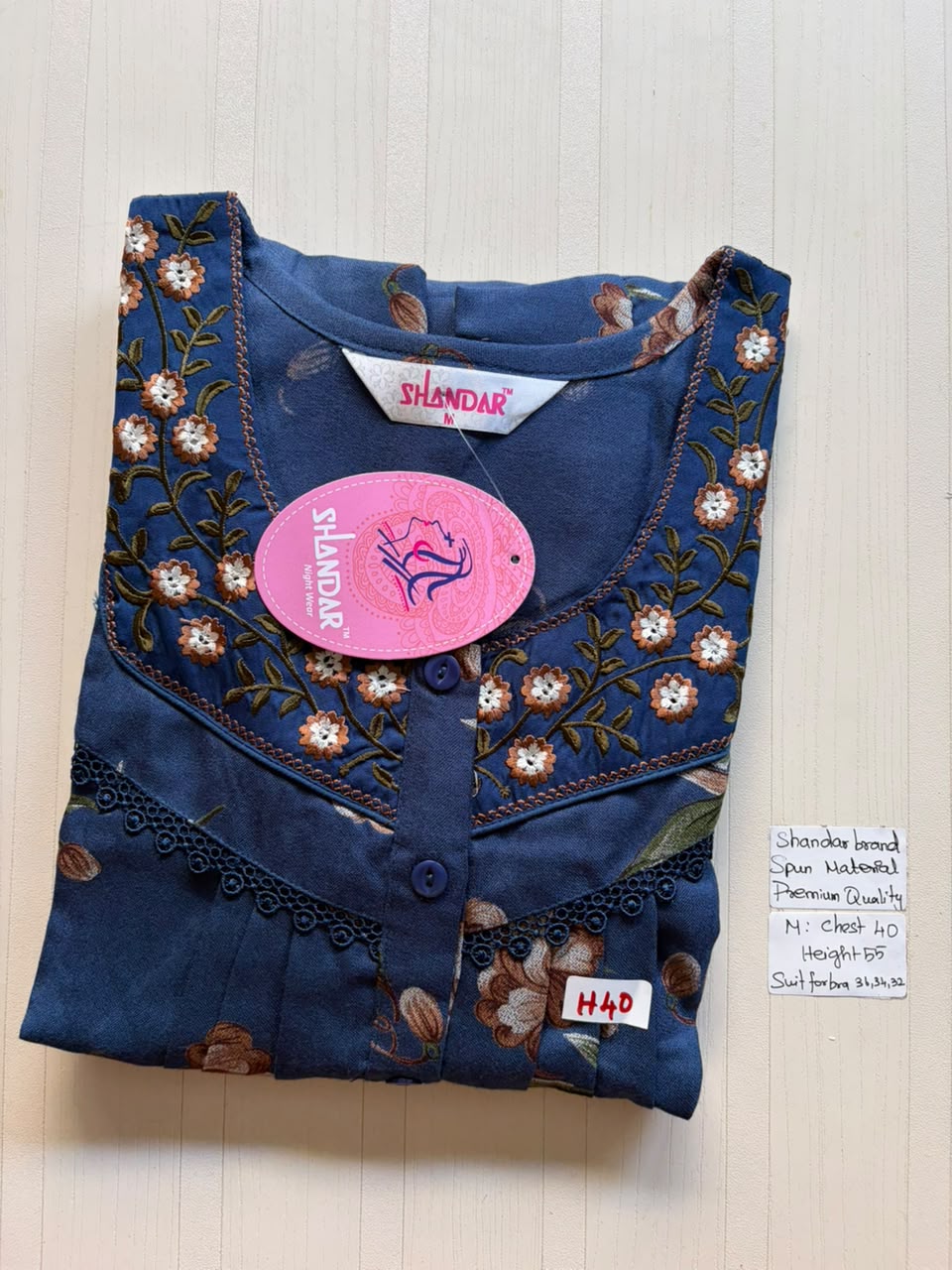 ASS 329 Shandar Spun nighty