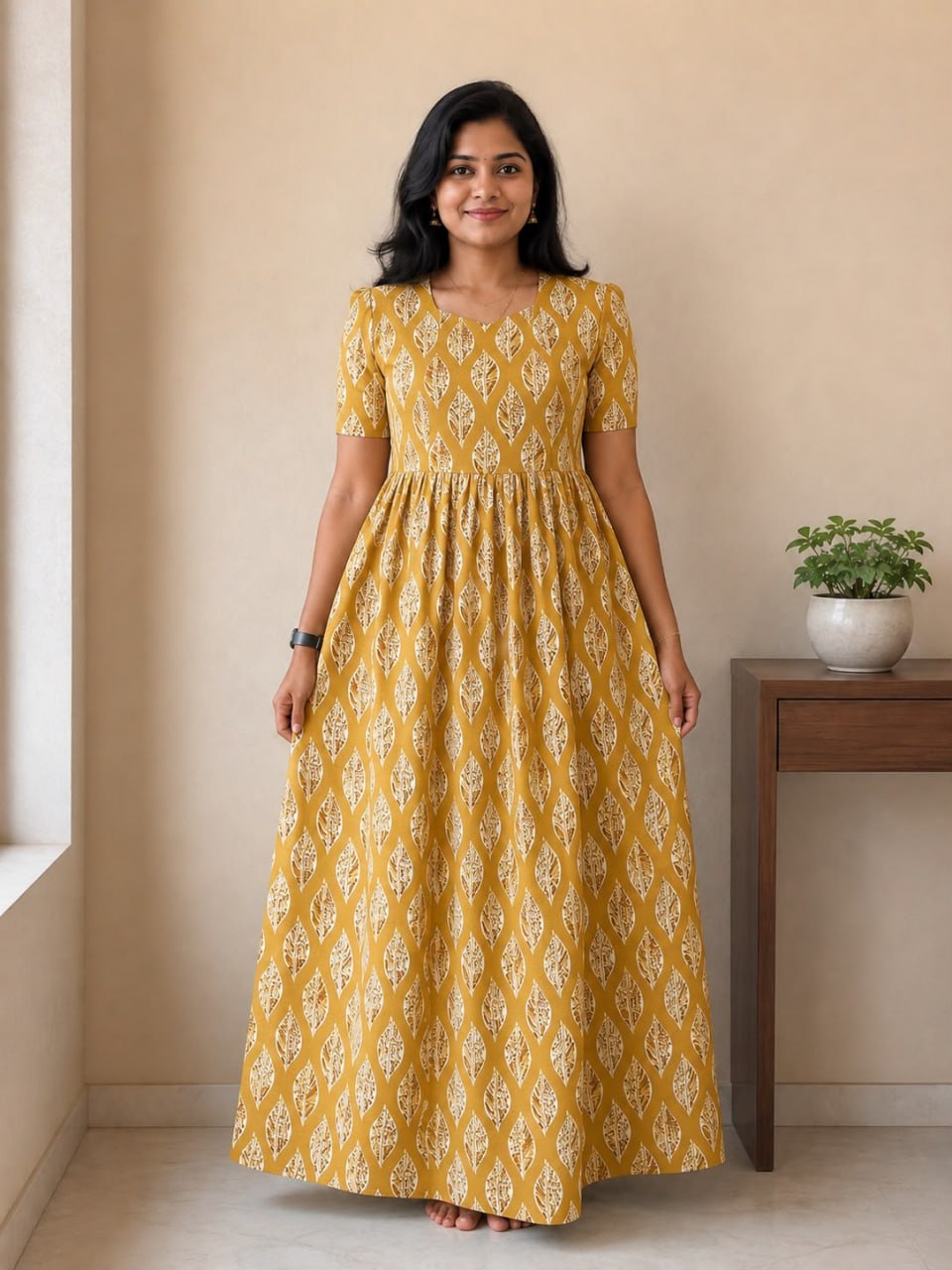 MFS 338 Peacock Maxi Frock YY1