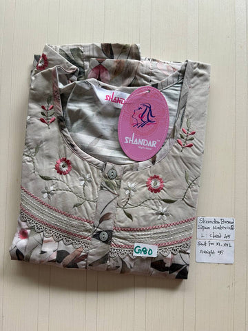bss 376 Shandar Spun nighty
