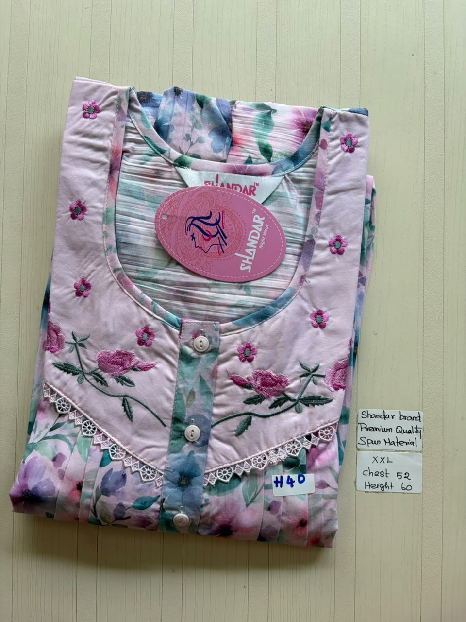 DSS156 Height Shandar Spun Nighty