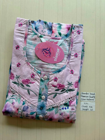 DSS156 Height Shandar Spun Nighty
