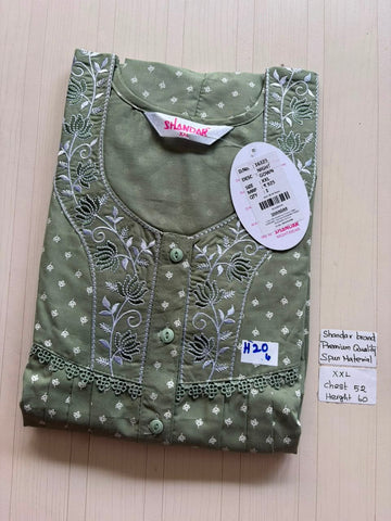 DSS224 Height Shandar Spun Nighty