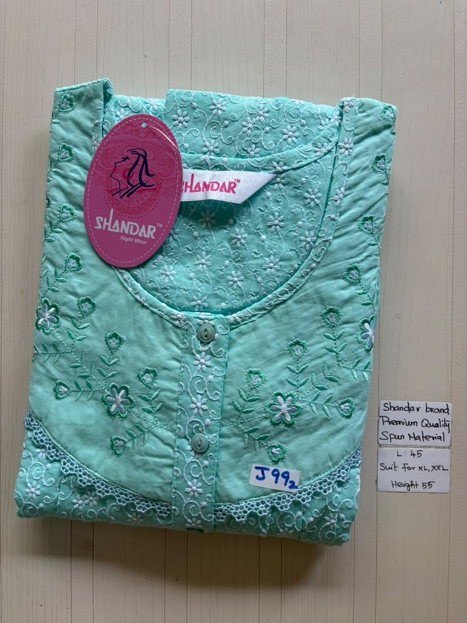 BS440 Shandar Spun nighty