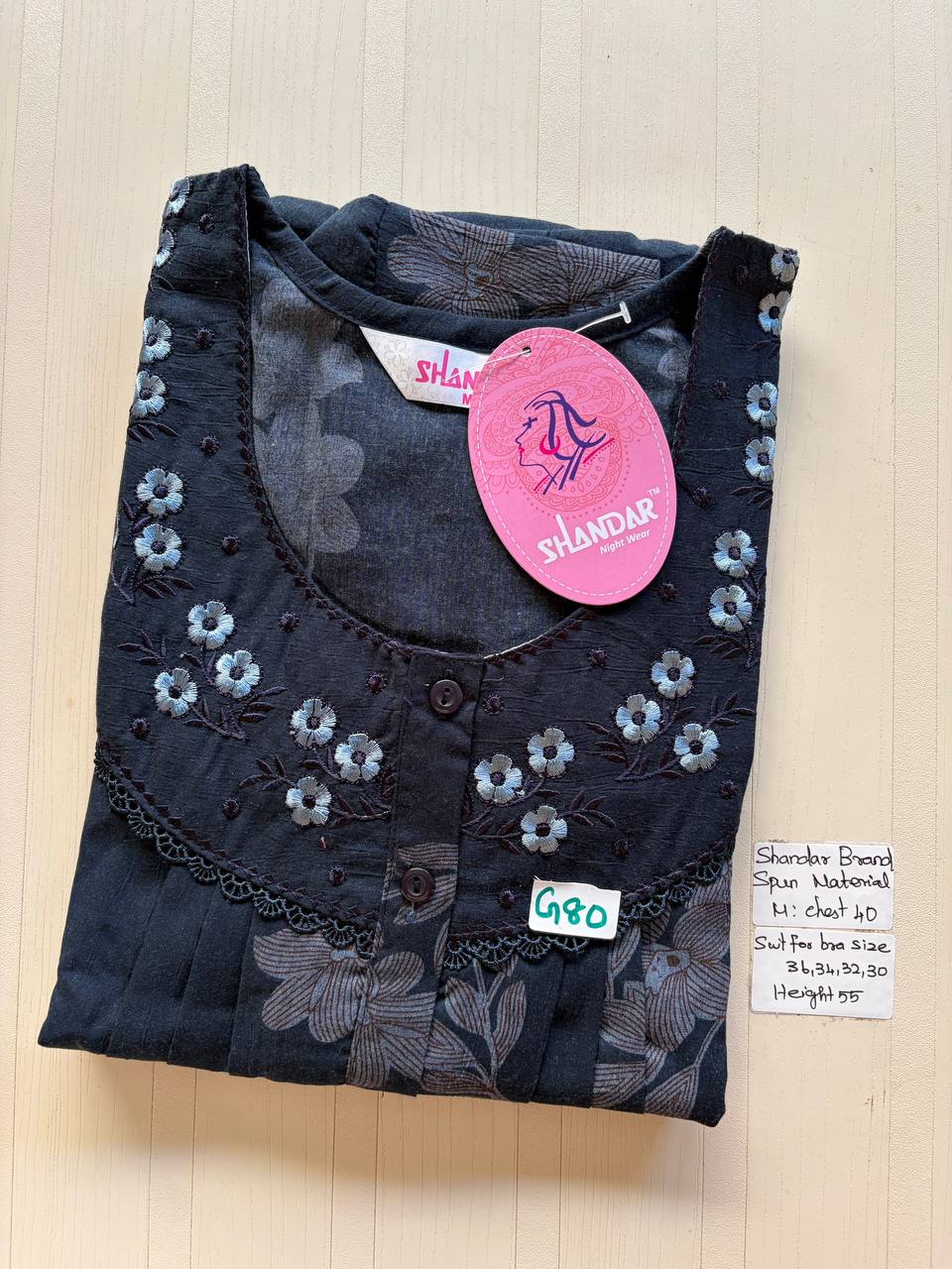 ASS 853 Shandar Spun nighty