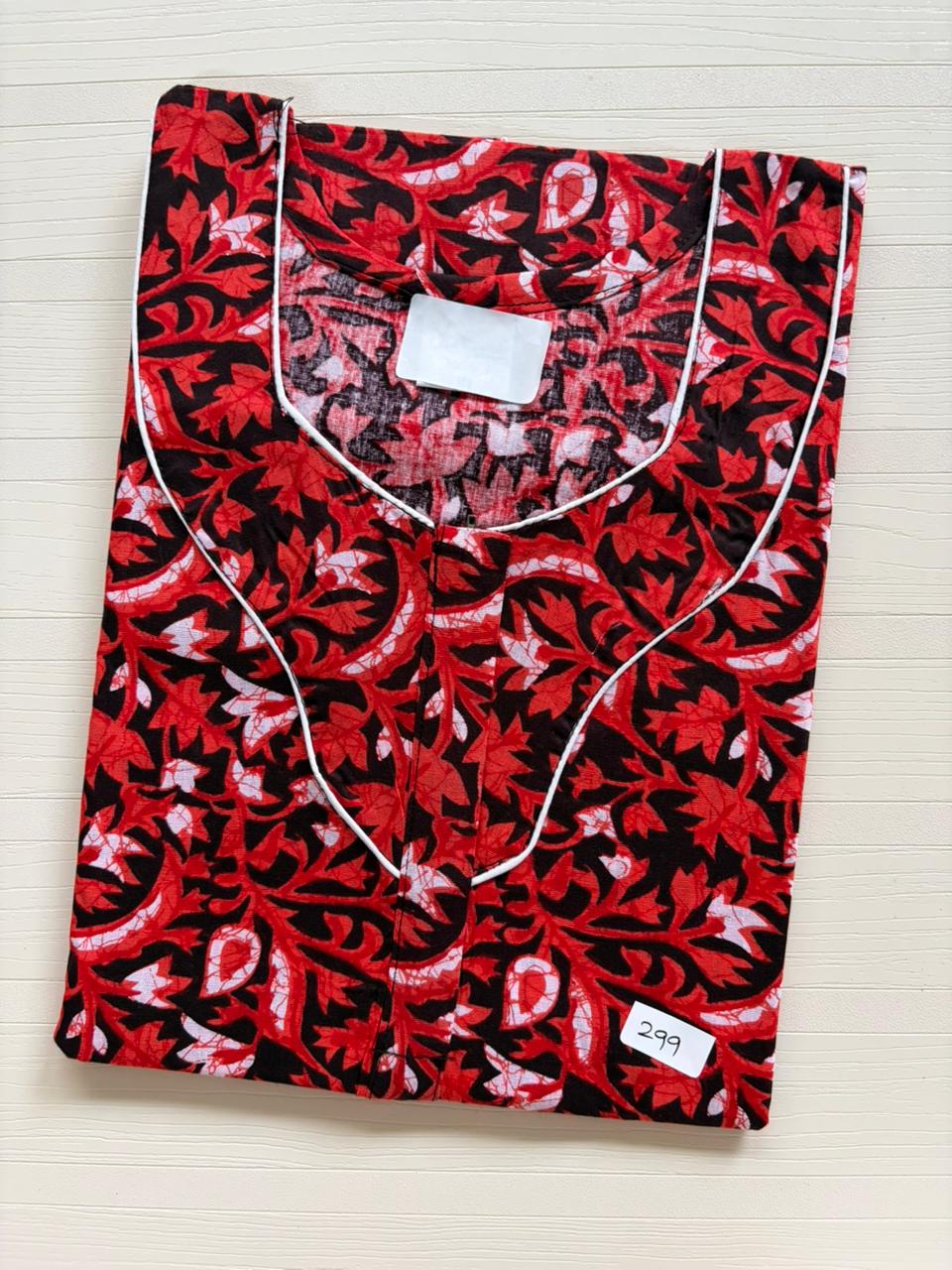 AASZ 153 Height Peacock Zip Nighty BP CPS