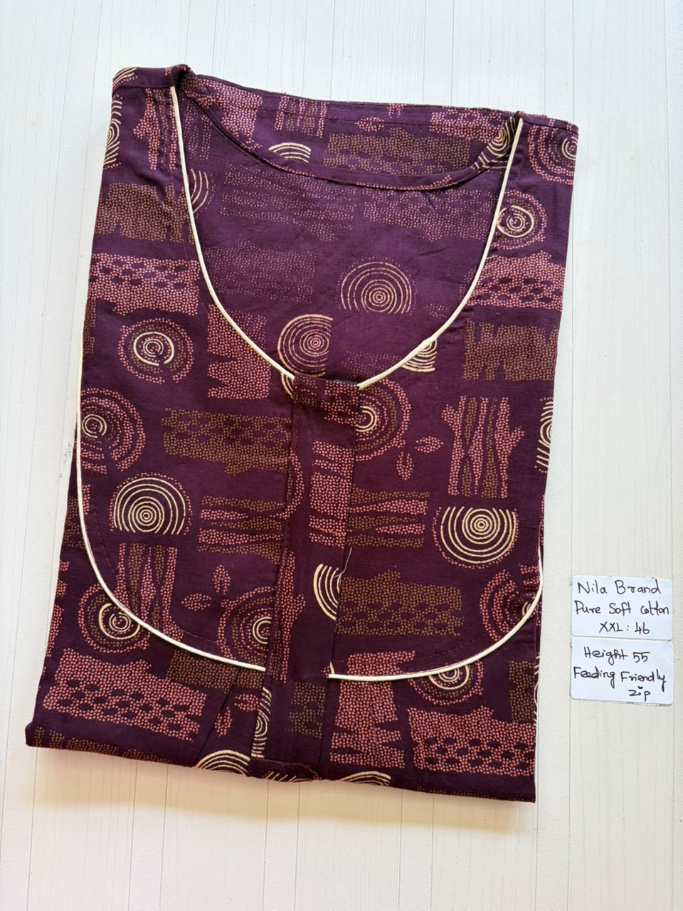 NP 109 Nila Brand Zip Nighty DPS