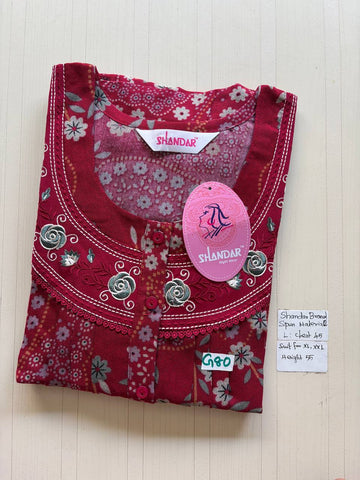 bss 462 Shandar Spun nighty