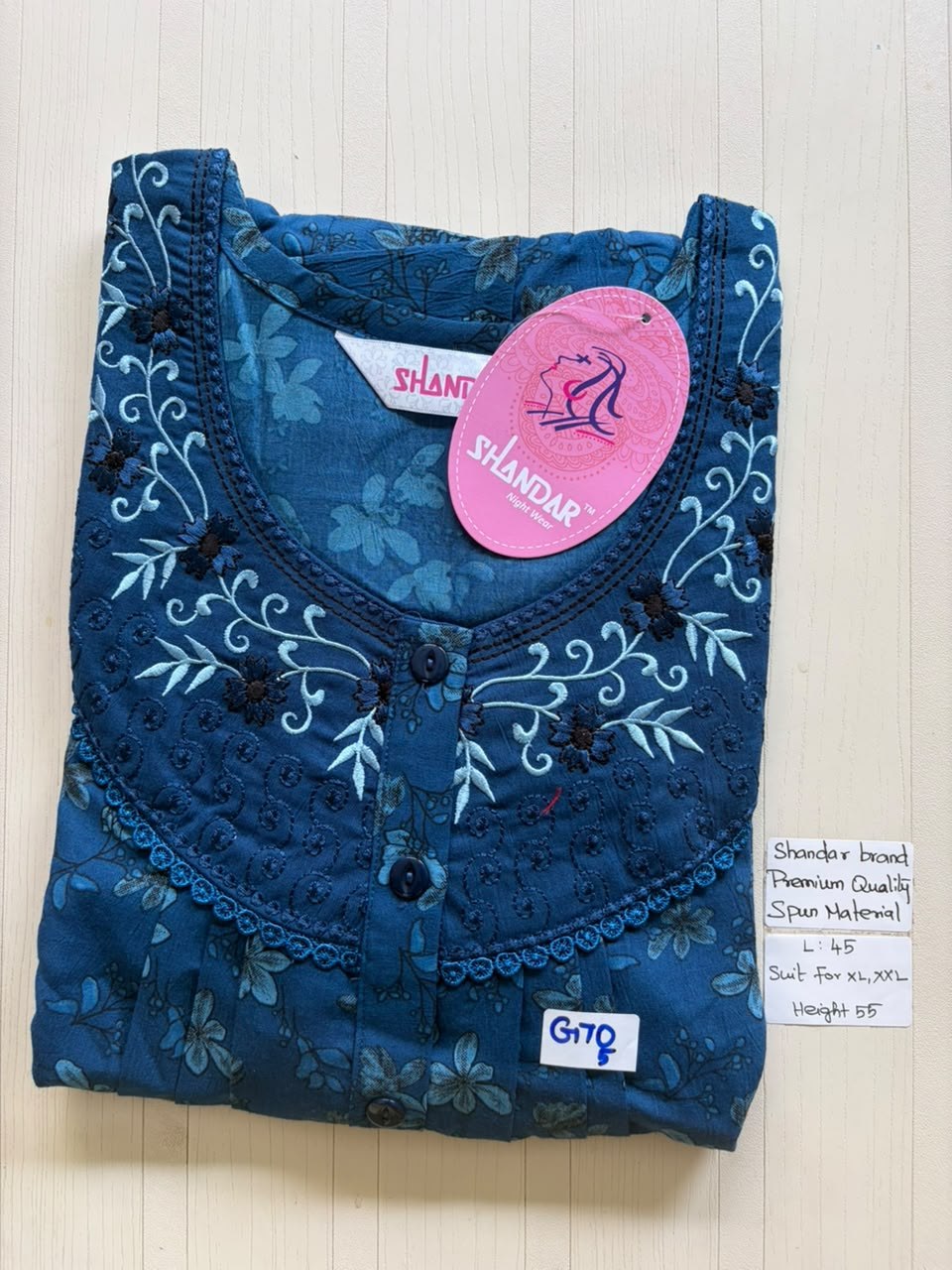 BS200 Shandar Spun nighty