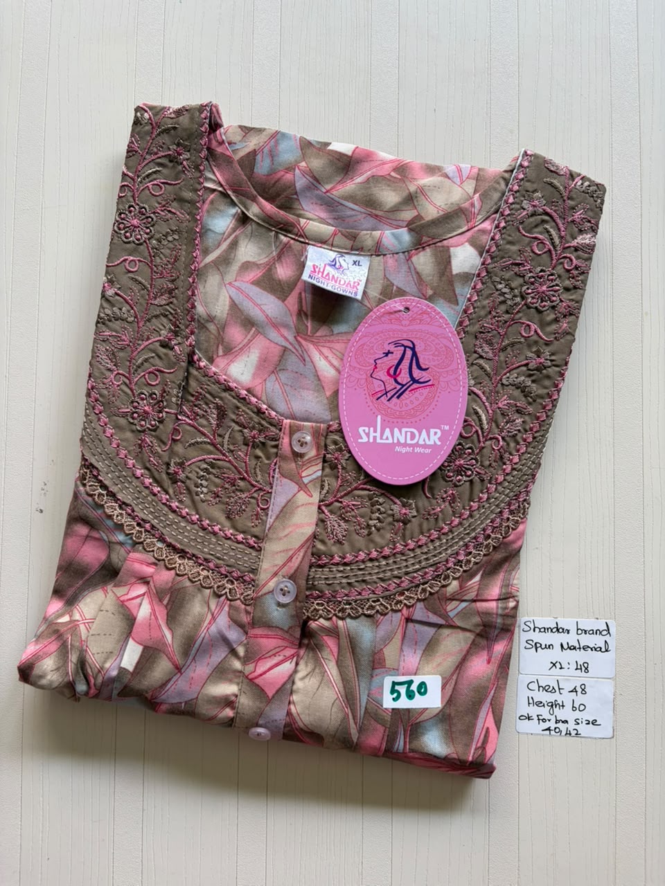 CSS 462 Height Shandar Spun nighty