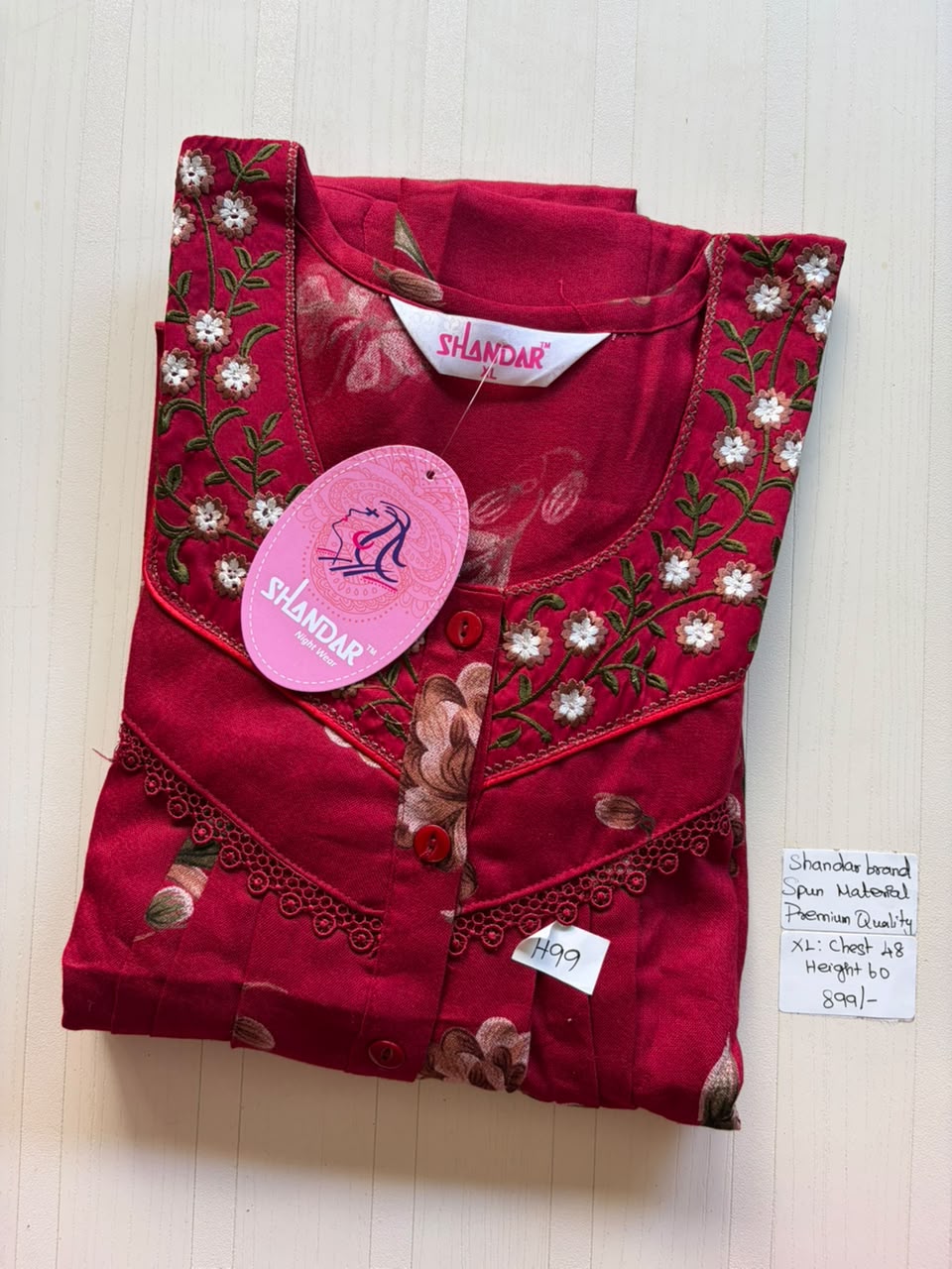 CSS 419 Height Shandar Spun nighty