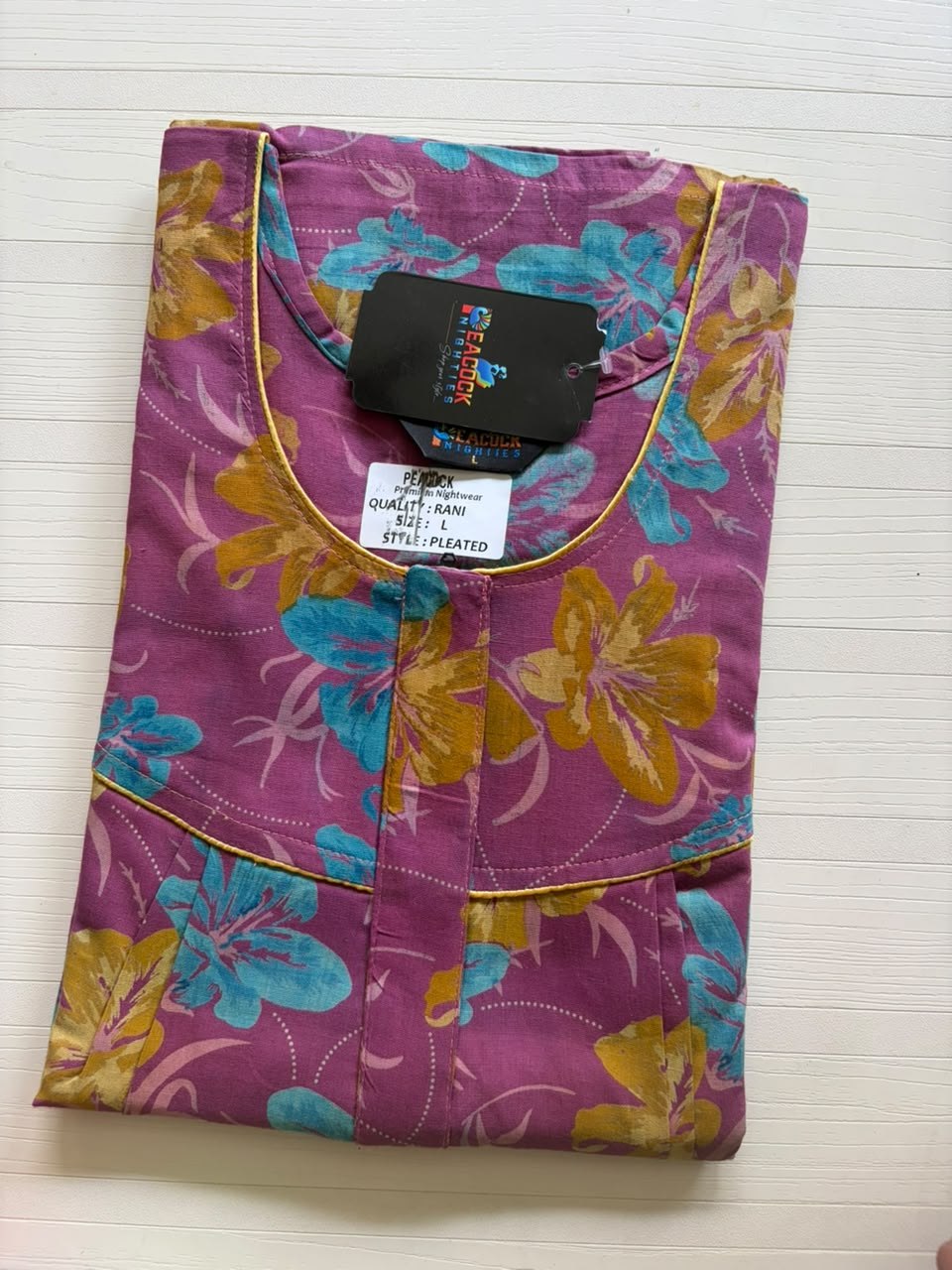 AAS5093 Peacock pleats Zip premium quality BP DD