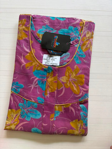 AAS5093 Peacock pleats Zip premium quality BP DD