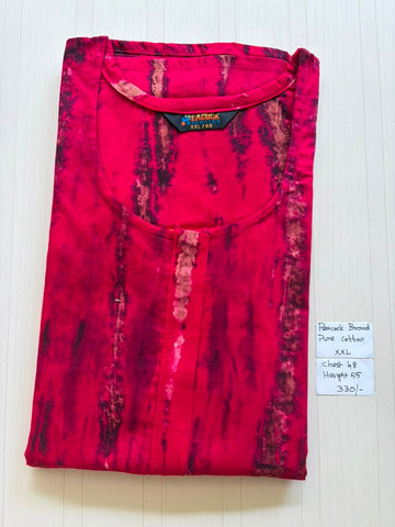 AASZ028 Peacock zip Nighty