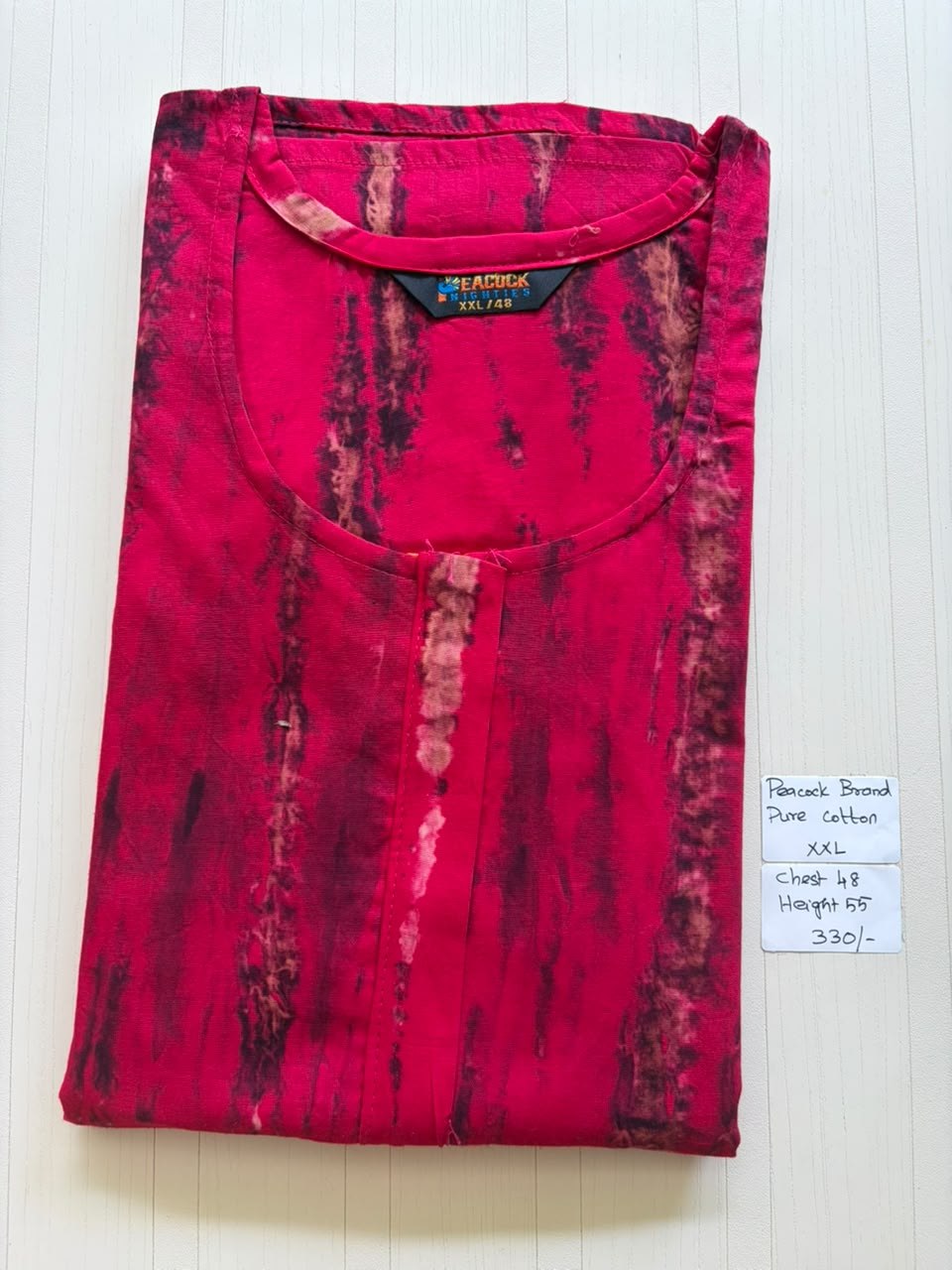 AASZ028 Peacock zip Nighty