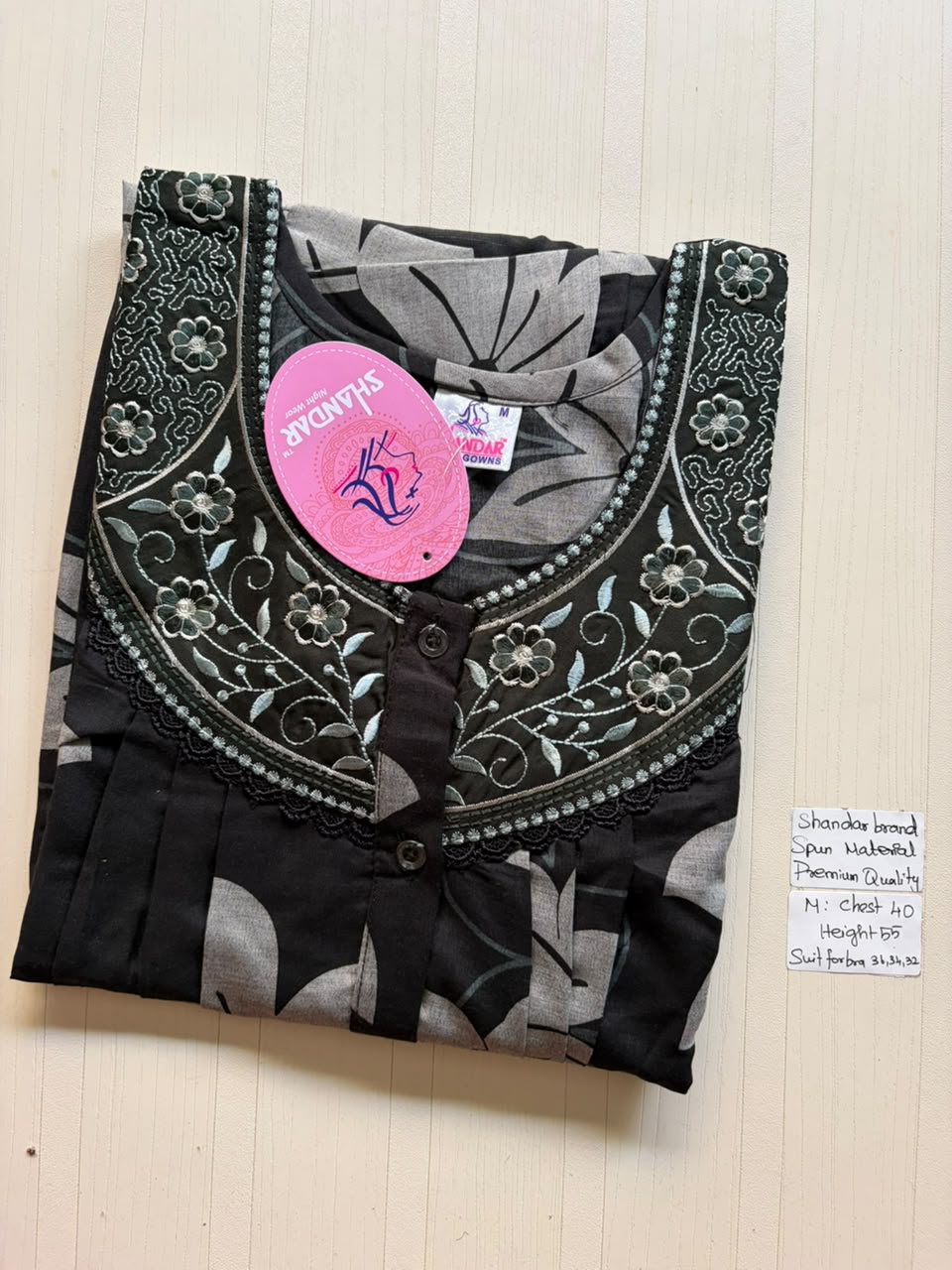 ASS 393 Shandar Spun nighty