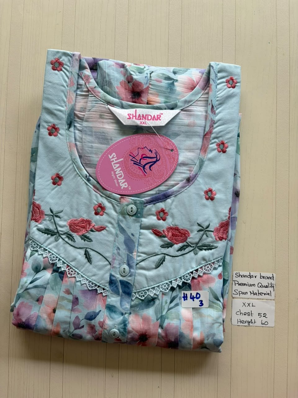 DSS159 Height Shandar Spun Nighty