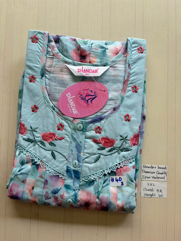 DSS159 Height Shandar Spun Nighty