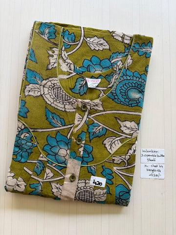 AASBP 213 Peacock Pleats Kalamkari Nighty BP CPS