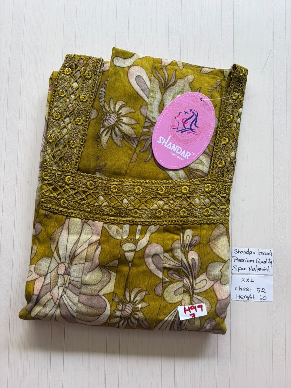 DSS086 Height Shandar Spun Nighty