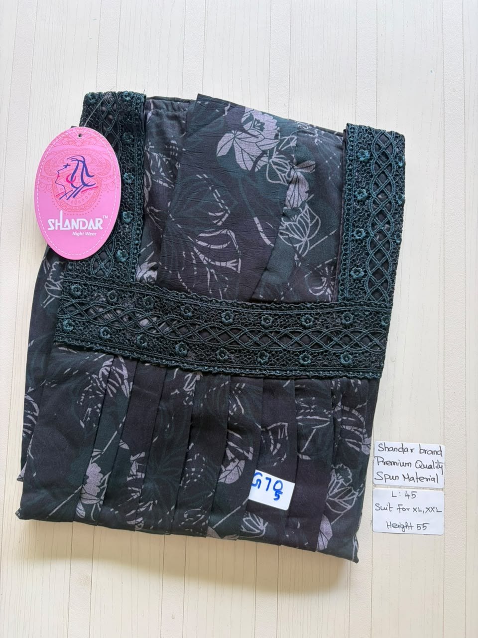 BS257 Shandar Spun nighty