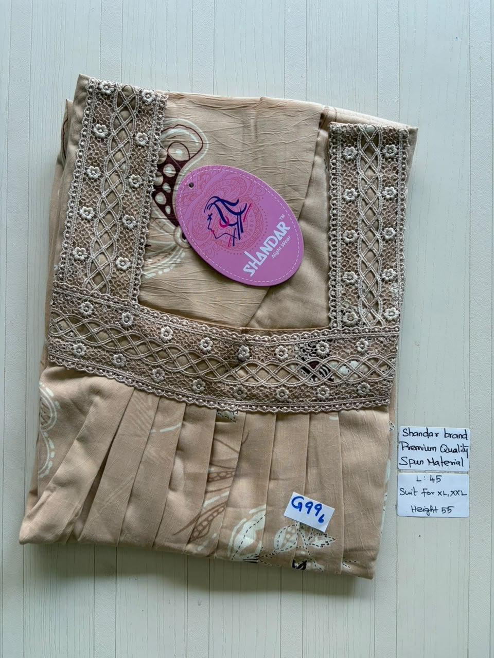 BS320 Shandar Spun nighty