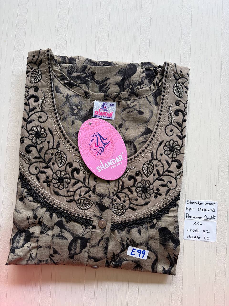 DSS 219 Height Shandar Spun nighty