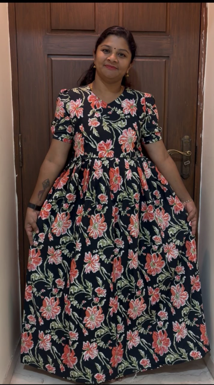 MFS 330 Peacock Maxi Frock YY1