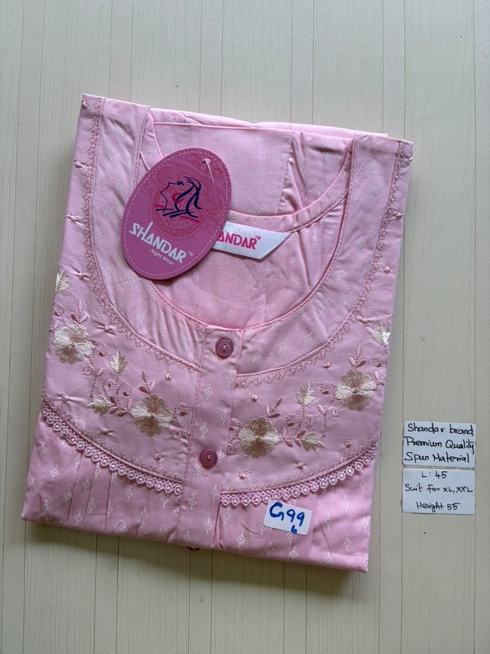 BS314 Shandar Spun nighty
