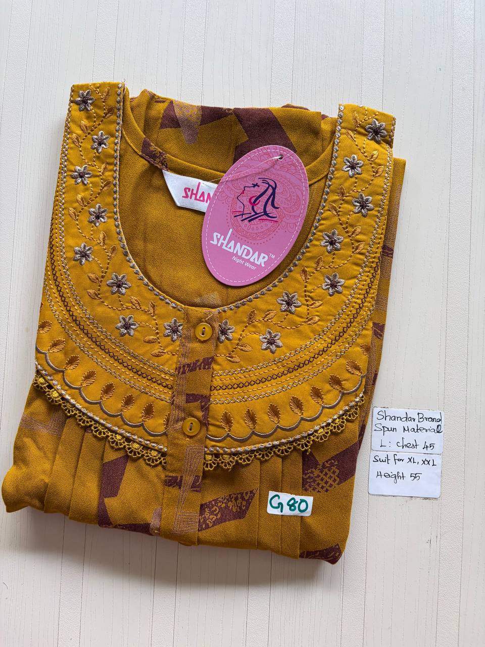 bss 320 Shandar Spun nighty