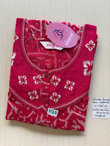 ASS 857 Shandar Spun nighty