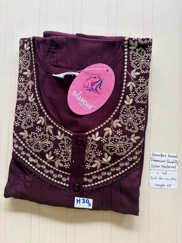BS404 Shandar Spun nighty