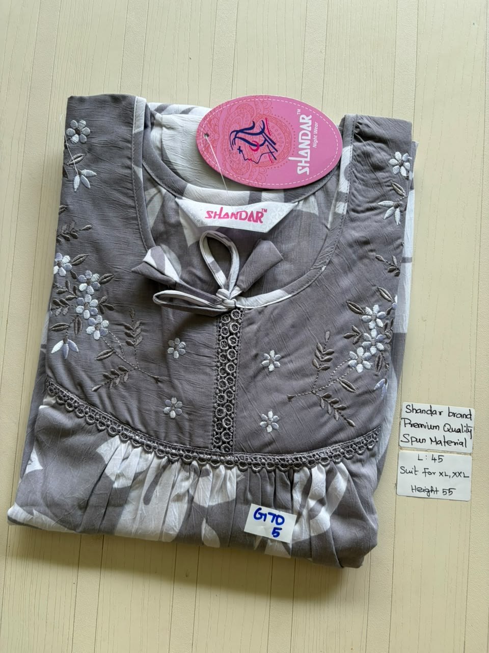 BS221 Shandar Spun nighty
