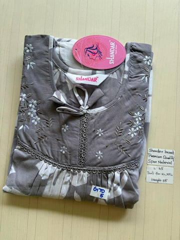 BS221 Shandar Spun nighty