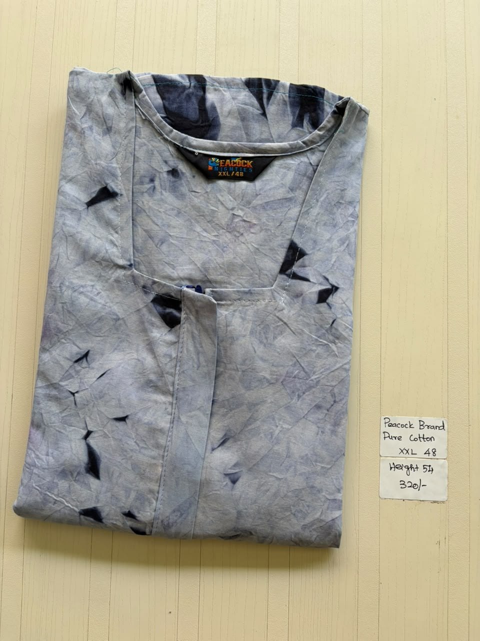 AASZ 179 Height Peacock Zip Nighty BP DPS