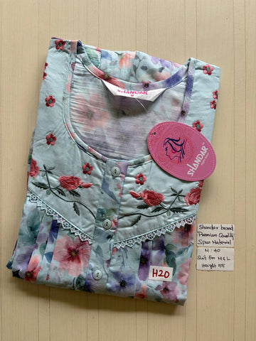 ASS184 Shandar Spun nighty