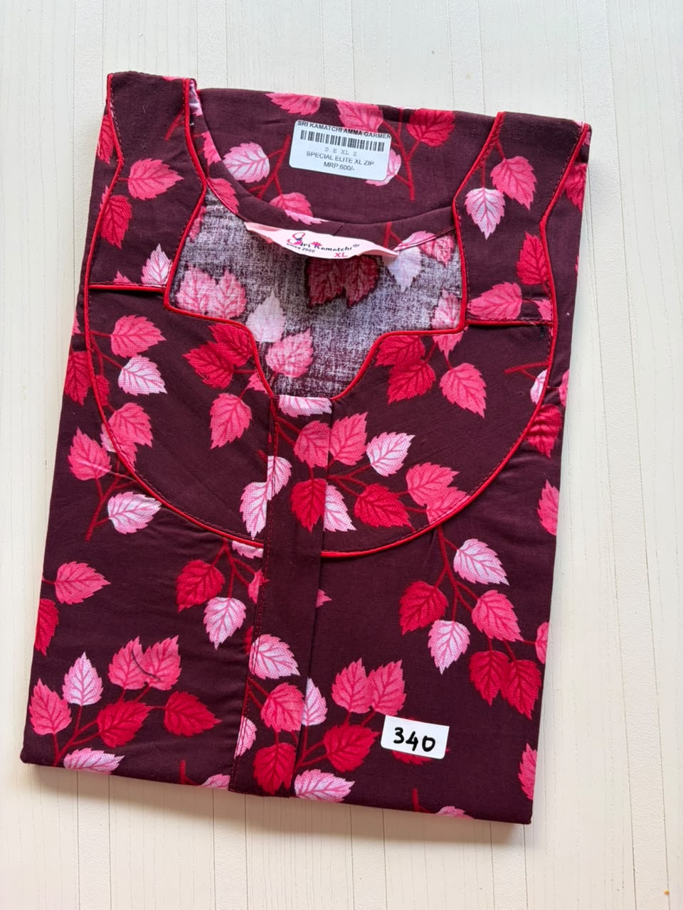 AASKZ 002 Peacock Zip Nighty BP DPS