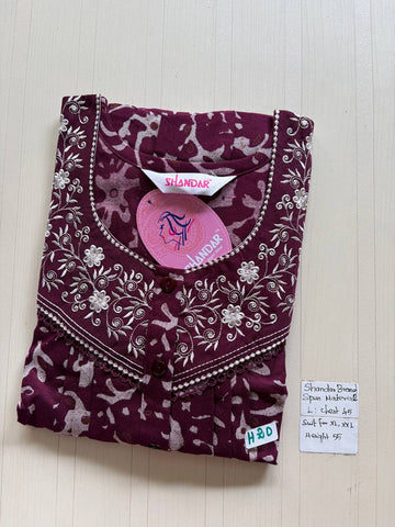 bss 360 Shandar Spun nighty