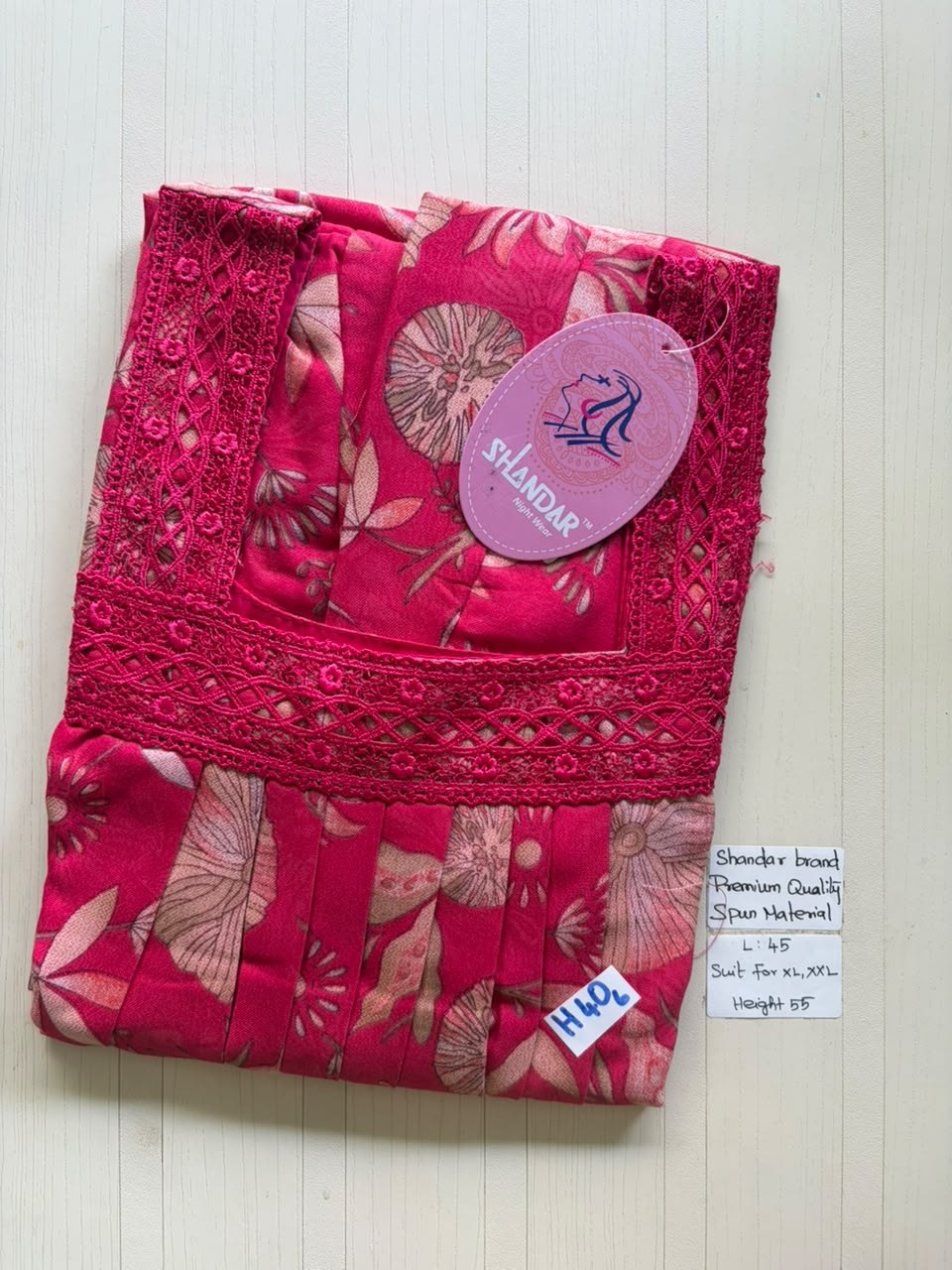 BS386 Shandar Spun nighty