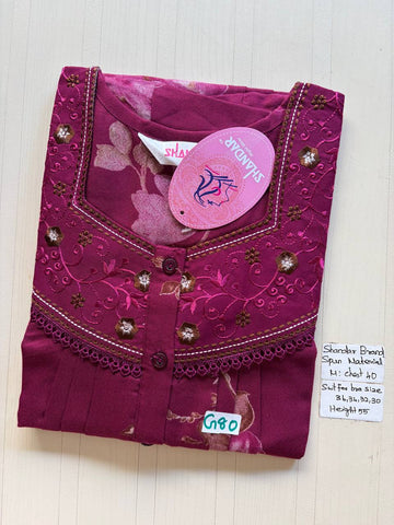 ASS 844 Shandar Spun nighty