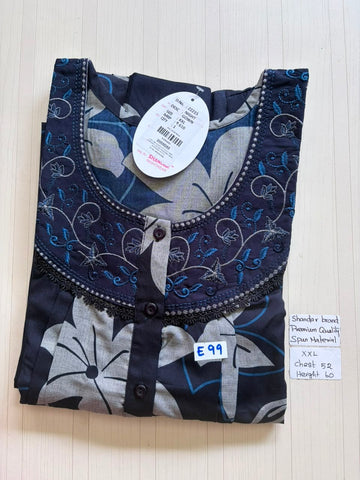 DSS139 Height Shandar Spun Nighty