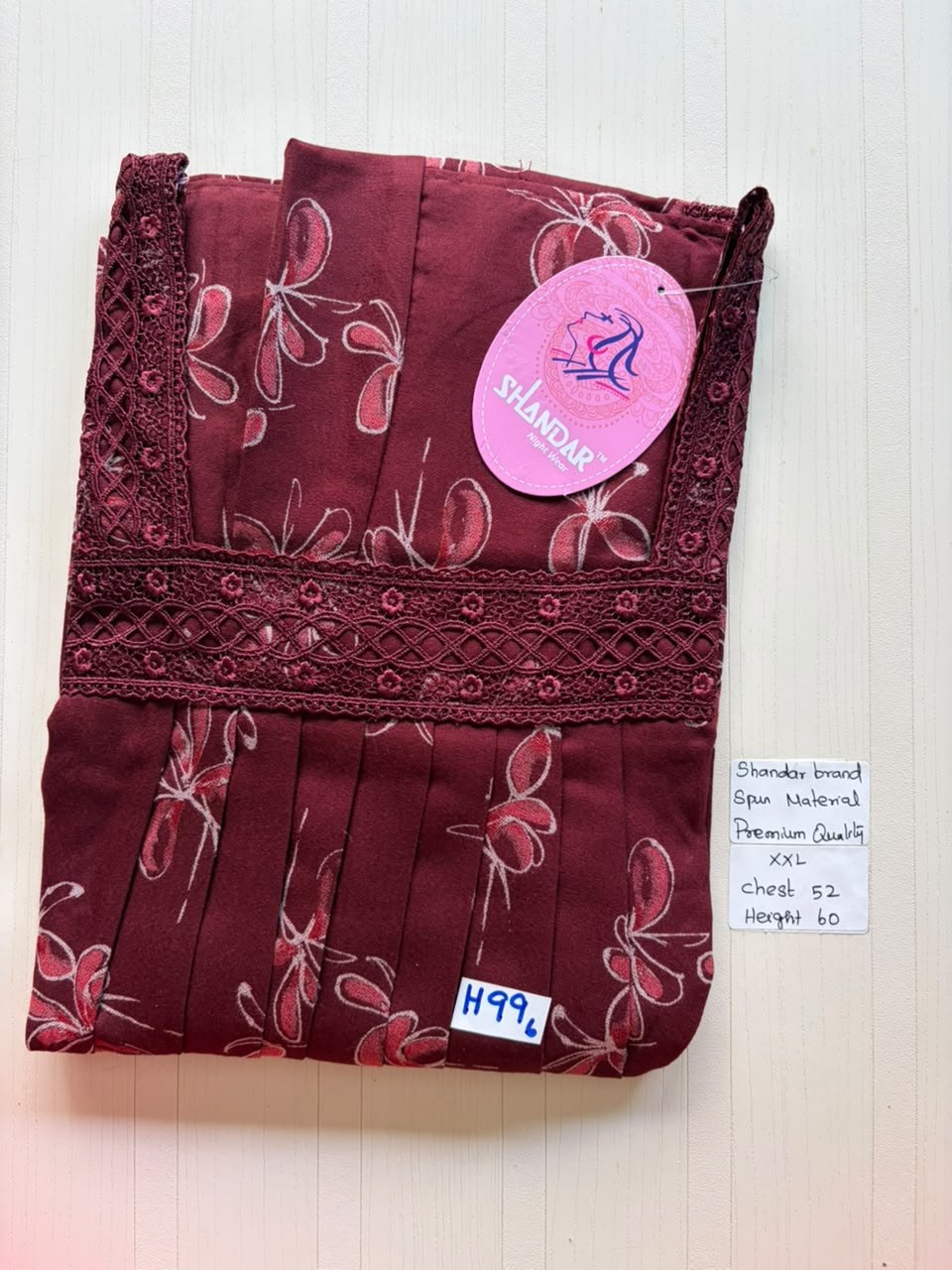 DSS 245 Height Shandar Spun nighty