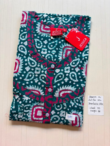 CJS 870 Height Jessica Pleats Batik Nighty