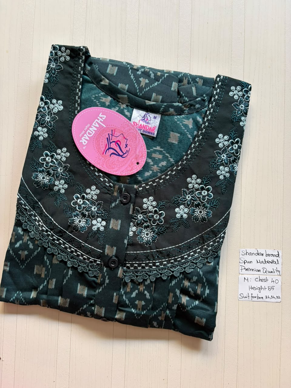 ASS 394 Shandar Spun nighty
