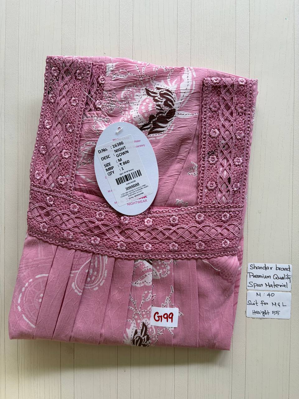ASS054 Shandar Spun nighty