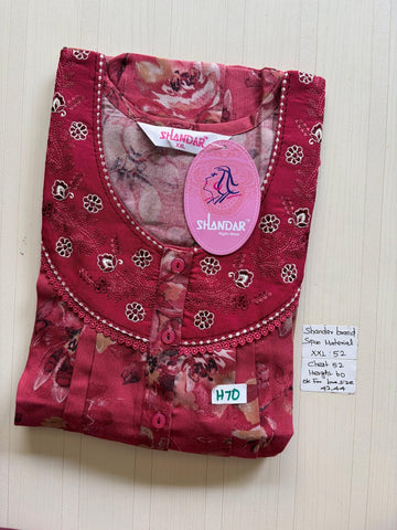 DSS 278 Height Shandar Spun nighty