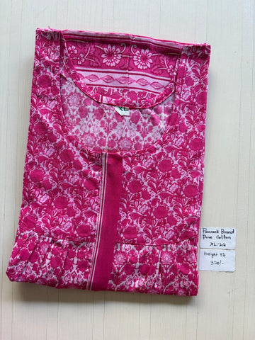 AASBP 286 Peacock Pleats Zip Nighty BP CPS