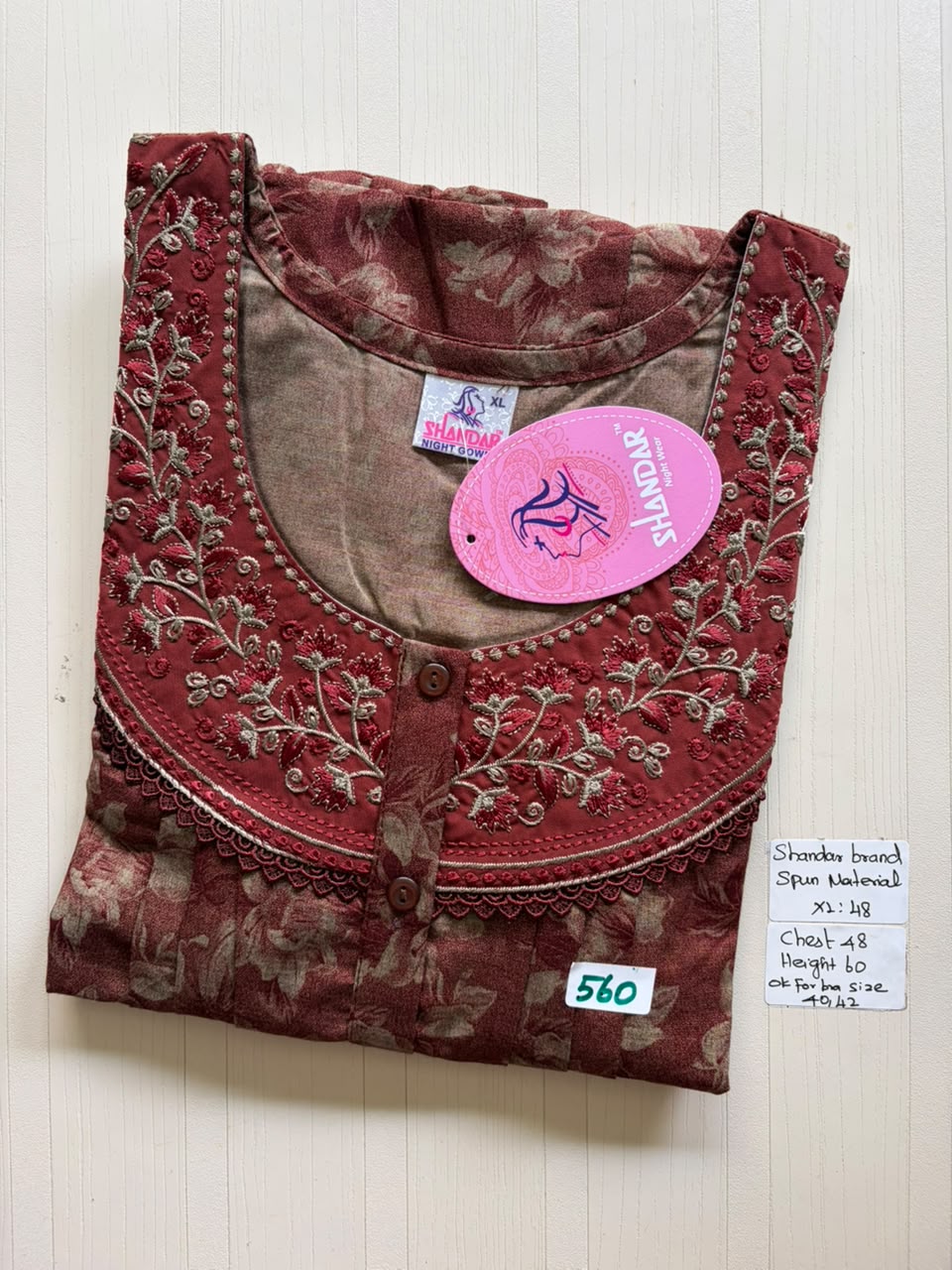 CSS 469 Height Shandar Spun nighty