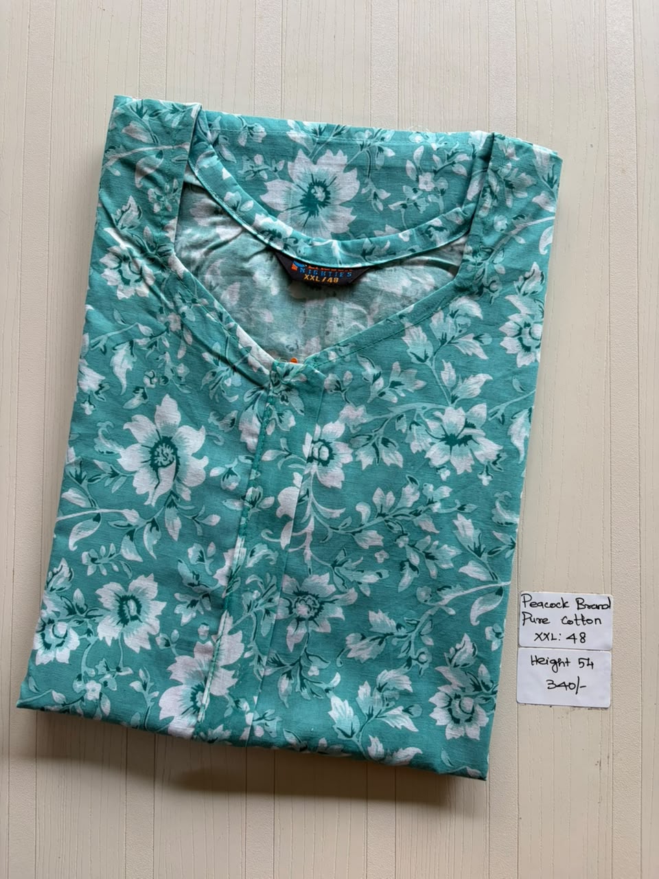 AASZ 243 Peacock Zip Nighty BP DPS