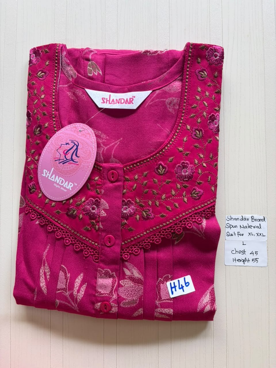 BSS 585 Shandar Spun nighty